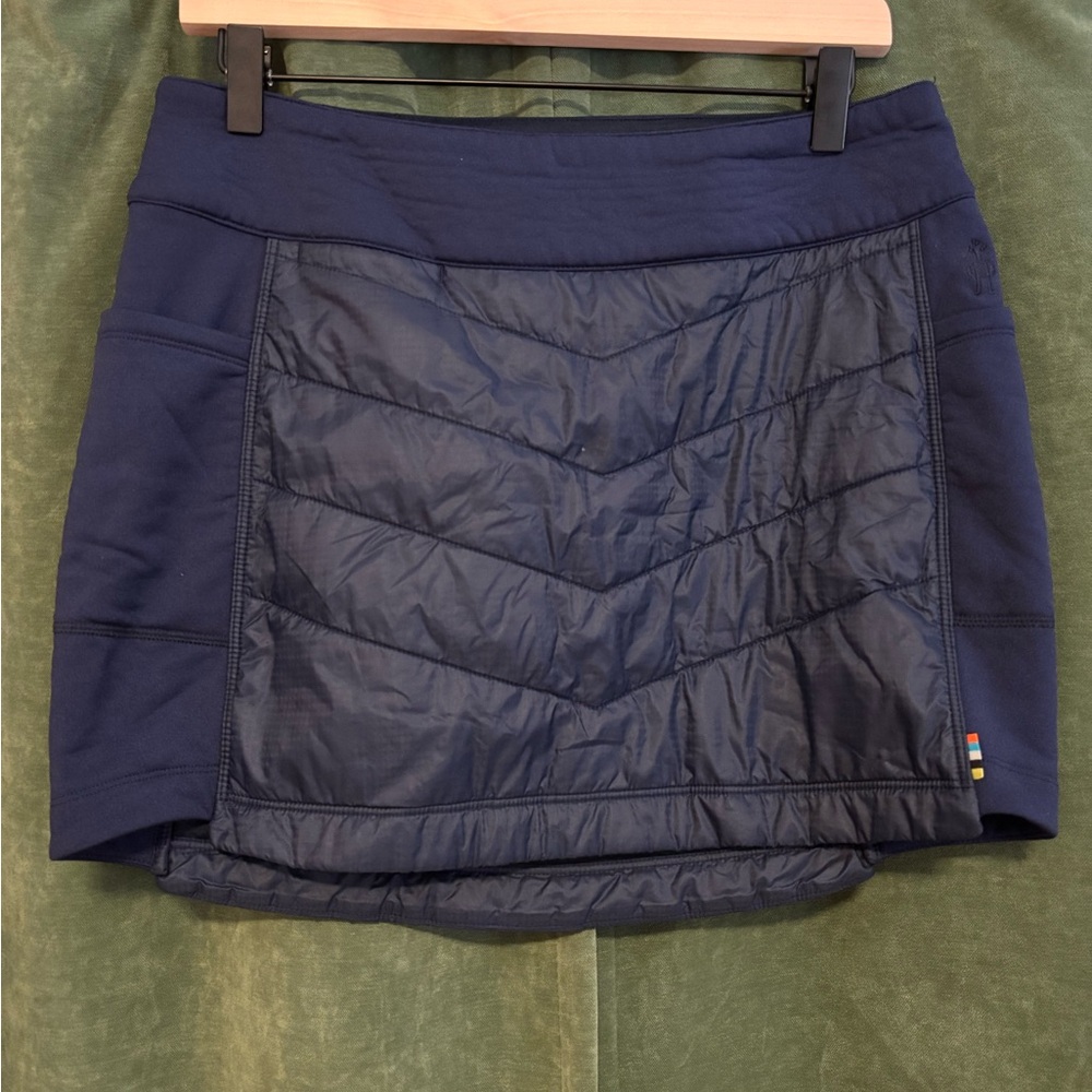 Smartwool Navy Quilted Mini Skirt